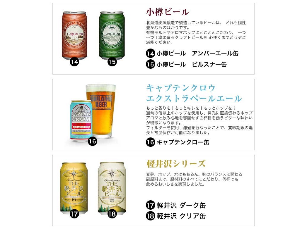 【ビール】【特撰ギフト】こだわりのクラフトプレミアムビールギフト350缶×18本